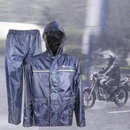 Waterproof Jacket And Pant With Bag Rain Coats